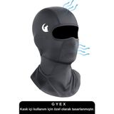 Siyah Baskılı Balaklava Spor Motor Kask Maskesi Buff Koruyucu Kar Yüz Maske - SİYAH