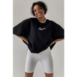 Siyah Baskılı Oversize Tişört MG1491