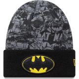 Siyah Batman Gençlik Örgü Manşet Şapka New Era