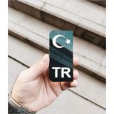 Siyah Bayrak Plakalık Logosu Pleksi