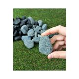 Siyah Bazalt Dolomit Taş 15 Kg 2-4 Cm Bazalt Dolomit Taş Siyah Taş Dere Taşı Çakıl Taşı Bahçe Taşı