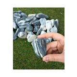 Siyah-beyaz Çizgili Dolomit Taş 25 Kg 2-4 Cm Siyah Beyaz Dolomit Dere Taşı Çakıl Taşı Bahçe Taşı