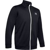 Siyah - Beyaz Erkek Fermuarlı Bol Kesim Zip Ceket 1329293-SPORTSTYLE TRICOT JACKET