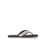 Siyah - Beyaz Erkek Parmak Arası Plaj Terliği SPORTY HILFIGER BEACH SANDAL