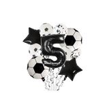 Siyah Beyaz Futbol Top Folyolu Balon Yaş Set, 5 5011596078