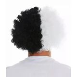 Siyah Beyaz Kıvırcık Afro Bonus Peruk Taraftar Bonus Saç P149074s5157
