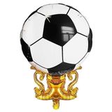 Siyah Beyaz Kupa Şekilli Futbol topu Folyo Balon 1 Adet