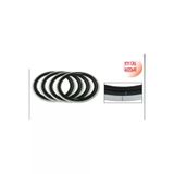 Siyah Beyaz Lastik Yanagi 4 Lu Set 14 İnc