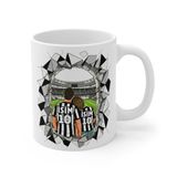 Siyah Beyaz Sevgililere Özel Kupa Bardak - Taraftar Kupa Bardak - Siyah Beyaz Hediye Mug (Tema 3, Beyaz)