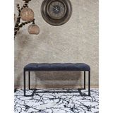 Siyah Boyalı - L - Ayaklı 100 cm x 38 cm Oturak - Bench - Makyaj Taburesi - Makyaj Oturak Füme Renk 100 x 40 Boyut/ebat - Renkli