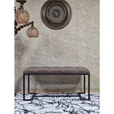 Siyah Boyalı - L - Ayaklı 100 cm x 38 cm Oturak - Bench - Makyaj Taburesi - Makyaj Oturak Kahverengi Renk 100 x 40 Boyut/ebat - Renkli
