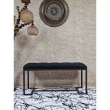 Siyah Boyalı - L - Ayaklı 100 cm x 38 cm Oturak - Bench - Makyaj Taburesi - Makyaj Oturak Siyah Renk 100 x 40 Boyut/ebat - Renkli