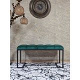 Siyah Boyalı - L - Ayaklı 100 cm x 38 cm Oturak - Bench - Makyaj Taburesi - Makyaj Oturak Yeşil Renk 100 x 40 Boyut/ebat - Renkli
