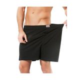 Siyah Büyük Beden%100 Pamuklu Erkek Rahat Boxer Külot, 4XL, ÖZ1131-198IGP102744