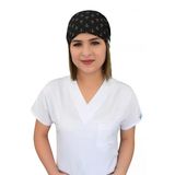 Siyah Çapa Desenli Cerrahi Bone B79