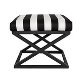 Siyah Çapraz Ayaklı Zebra Puf