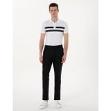Siyah Carrot Fit %100 Keten Kanvas Pantolon