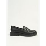 Siyah Cilt Kadın Loafer PC-54169