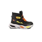 Siyah Cırtlı İçi Polarlı Erkek Çocuk Sneaker Bot