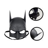 Siyah Çocuk Batman Maskesi Lastikli