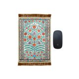 Siyah Dekoratif Küçük Halı Mousepad