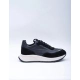Siyah Deri Kadın Sneaker