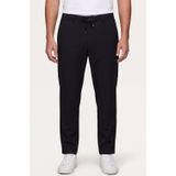 Siyah Dokulu Arka Lastikli Köprü Kemerli Bağcıklı Slim Fit Jogger Pantolon