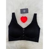 Siyah Dolgusuz Düğmeli Lazer Kesim Bralet