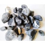Siyah Dolomit Taş 4-8 Cm Akvaryum Çakıl Bahçe Terrarium Taşı 1 Kg