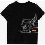 Siyah Erkek Çocuk Baskılı T-Shirt J5SB-TST7745 - 9 - 10 Yaş