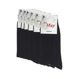 Siyah Erkek Çorabı Tek- May Komet 6 Lı