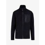 Siyah Erkek Dik Yaka Relaxed Polar Sweatshirt J4WM-SWT4444