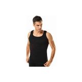 Siyah Erkek Ribana Askılı Atlet 1 Adet - M