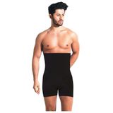 Siyah Erkek Toparlayıcı Dikişsiz Yüksek Bel Boxer Korse, 2XL, B6013FA-19804IGP264471