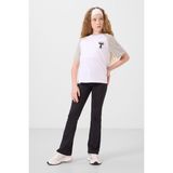 Siyah Esnek Standart Fit Basic Performans Ispanyol Paça Kız Çocuk Tayt - 75193 - 8 - 9 Yaş