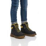 Siyah Fermuarlı Unisex Çocuk Bot