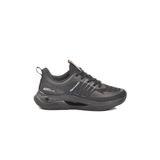 Siyah Fileli Hafif Esnek Unisex Spor Ayakkabı PCI-11068 G
