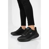 Siyah Fileli Unisex Spor Ayakkabı