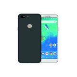 Siyah General Mobile GM 8 Go ile Uyumlu Kılıf Silikon Rubber Telefon Kılıfı ve Kabı Darbe Emici, İnce ve Yumuşak Dokulu, Kaymaz Tasarım