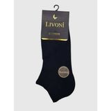 Siyah Gold Livoni Bambu Yarım Patik Erkek Çorap Dikişsiz 12 Çift - 0TB-Siyah - 40 - 44