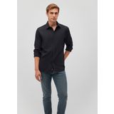 Siyah Gömlek Slim Fit/Dar Kesim 0211091-900