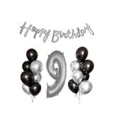 Siyah Gümüş Lateks Yaş Balon Seti, 9