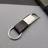 Siyah Gümüş Metal Anahtarlık - Renkli