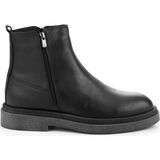Siyah Hakiki Deri Erkek Bot & Bootie E02597000703