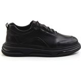 Siyah Hakiki Deri Erkek Sneaker E01080212403
