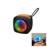 Siyah Hoparlör - Speaker Taşinabilir Işikli Usb Şarjli Bt - Tf Card 10 Mt Menzil 1200Mah Pil - 5W (5047)