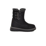 Siyah İçi Polarlı Kaymaz Kız Çocuk Bot Buckle F
