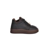 Siyah İçi Polarlı Soğuğa Dayanıklı Kadın Sneaker 25K419-1 Z