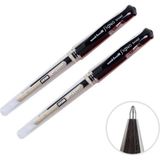 Siyah Imza Kalemi UM-153 Signo Broad Roller Kalem 1,0 mm 2 Adet - 1.00mm x Standart x Siyah