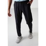 Siyah İnce Yumuşak Comfort Fit Erkek Eşofman Alt - 82120